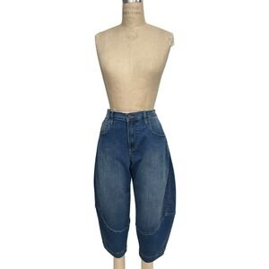 NEW Ruti The Petite Denim Wide-ish Pants Plus Size 16P Jeans Stretch Denim